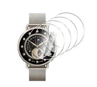 WFTE [Lot de 4 Verre Trempé pour Amazfit Balance 2/T-Rex 3 Pro/T-Rex 3/Xiaomi Watch S4 47mm/S3, 0,26mm Film de Protection D'écran avec Haute Transparence à 99%, Anti-trace Protecteur avec Dureté 9H