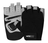 WFX Gants de Musculation pour Hommes et Femmes : Support du Poignet, Rembourrage, adhérence renforcée, Protection de la Paume, Fitness, Cyclisme, Suspension, Respirants (Taille S, Poignet Court)
