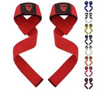 WFX Sangles d'haltérophilie rembourrées en néoprène pour Gym, entraînement croisé - Sangles d'haltérophilie - Fitness - Musculation - Exercice de Puissance - pour Homme et Femme