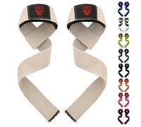 WFX Sangles d'haltérophilie rembourrées en néoprène pour Gym, entraînement croisé - Sangles d'haltérophilie - Fitness - Musculation - Exercice de Puissance - pour Homme et Femme