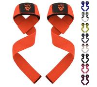 WFX Sangles d'haltérophilie rembourrées en néoprène pour Gym, entraînement croisé - Sangles d'haltérophilie - Fitness - Musculation - Exercice de Puissance - pour Homme et Femme