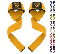 WFX Sangles d'haltérophilie rembourrées en néoprène pour Gym, entraînement croisé - Sangles d'haltérophilie - Fitness - Musculation - Exercice de Puissance - pour Homme et Femme
