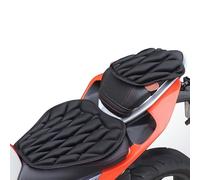 WFYBMB 2 Pièces Coussin De Selle Moto pour Harley Davidson Street Glide Special, Universel Tapis Moto Anti-Vibrations Respirant Anti-Dérapante, pour Confort Longue Distance