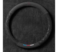 WFYBMB Couvre Volant Voiture pour BMW F45 Serie 2 Active Tourer 2013-2020-pr, Housse de Volant de Voiture Durable Souple Antidérapant Respirant, Volant de Voiture Protection,A-O