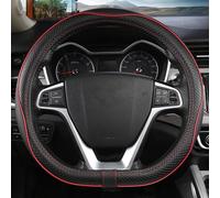 WFYBMB Couvre Volant Voiture pour Ford Puma 2019-2023-pr, Protection Volant Voiture Cuir Antidérapant Respirant, Couvre de Volant Universelle Accessoire de Voiture,D