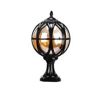 WFZRXFC Éclairage extérieur étanche à la Pluie Luminaire Étanche Verre Européen Contemporain Victoria Style Aluminium Antirouille Lampadaire Pilier Bollard Rue Poteau Lumière Jardin Pelouse Lumières