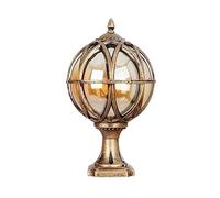 WFZRXFC Éclairage extérieur étanche à la Pluie Luminaire Étanche Verre Européen Contemporain Victoria Style Aluminium Antirouille Lampadaire Pilier Bollard Rue Poteau Lumière Jardin Pelouse Lumières