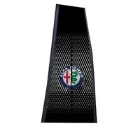 WGABKN Voiture Garnitures Pilier Fenêtre pour Alfa Romeo Giulia/Stelvio/Tonale/Spider/Brera/Giulietta,Porte Poteaux Pilier Autocollant Protection Décoration Extérieure Accessoires