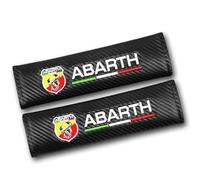 WGABKN Voiture Protège Ceinture Sécurité pour Abarth 500/695/595,Coussin D'Épaule Housse Ceinture Couvre Ceinture Protection,3
