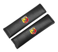 WGABKN Voiture Protège Ceinture Sécurité pour Abarth 500/695/595,Coussin D'Épaule Housse Ceinture Couvre Ceinture Protection,5