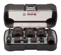 WGB Coffret de douilles à choc 1/4" + 1/2" - 7 pièces DIN 3121