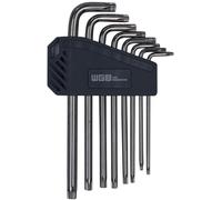WGB Set de clés mâles Torx, clip plastique 8 pièces, TX 9-40