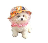 WGBOSMG Chapeau de soleil pour chien avec filet sur le devant pour la défense solaire et fonction anti-mastication, parfait pour les activités de plein air