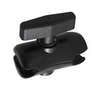 WGBOSMG Facile à installer - Joint pivotant de 38 mm à 25 mm avec bras flexible de 9 cm pour tablettes - Bras adaptateur réglable