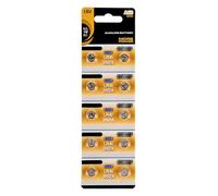 WGBOSMG Lot de 10 piles bouton alcalines AG0 / AG1 / AG2 / AG3 1,55 V pour lampes de poche LED et pointeurs