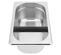 WGFOIP Boîte à café en Acier Inoxydable, Récipient à Moudre Durable pour Marc de café, Grande capacité pour les Cafés et la Maison, Taille 26,5 X 16 X 9,8 Cm