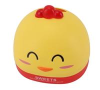 WGFOIP Boîte Distributrice de Mouchoirs en Plastique, Design de Poulet de Dessin animé Mignon, Organization Multifonctionnelle pour Comptoir de Chambre d'enfants (Jaune)