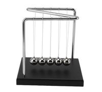 WGFOIP Boules D'équilibre de Berceau de Newton en Forme de Z, Boules de Pendule en Acier à Base de Bois, Jouet Scientifique de Décoration de Bureau pour la Maison de Bureau, Acces