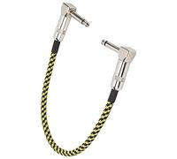 WGFOIP Câble D'instrument, Faible capacité 11,8 Pouces (Noir Jaune)
