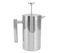 WGFOIP Cafetière à Pression Française, Théière à Double Paroi en Acier Inoxydable 304 Résistante à la Chaleur pour le Camping et les Voyages en Plein Air (800 ml)