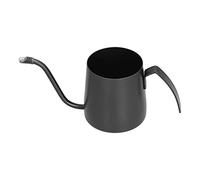 WGFOIP Cafetière Col De Cygne En Acier Inoxydable Design Élégant Pour La Maison Et Le Camping Noir 1 Unité (350 ml)