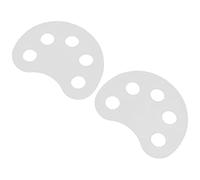 WGFOIP Civière de Guitare Portable Multifonction, Extenseur de Doigts pour Débutants, Pratique de la Musique, Blanc, 2 Pièces