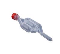 WGFOIP Clapet Anti-retour Unidirectionnel en Plastique, Soupape D'échappement Scellée à L'eau pour la Fermentation du Vin, avec Couvercle pour éviter L'oxydation