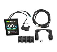 WGFOIP Compteur D'affichage LCD pour Vélo électrique pour Kit de Conversion de Vélo électrique avec Fonction d'alimentation Intelligente et Visualisation des Données, 24 V 36 V 48, Instrument à écran