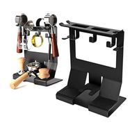 WGFOIP Counter Coffee Tamper Storage Rack Rack Coffee Tools Tools Hammer Stand avec un Tapis de Silicone Antidérapant pour Home (pour 51 poignées de café de 54 mm)