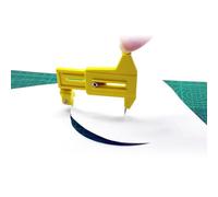 WGFOIP Coupe-cercle à compas, outil de découpe circulaire précise pour papier, carton et cuir, conception à compas avec lame réglable, artisanat et modélisme, diamètre 3-100mm