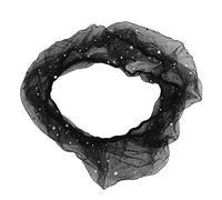 WGFOIP Couverture en pour Cage à Oiseaux avec Décor D'étoile et de Lune pour Une Prévention Facile de la Poussière et Une Circulation de L'air, en Nylon de 36 Cm pour Cages à Oiseaux (Noir)