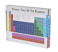 WGFOIP Décoration de Table Périodique éducative en Acrylique, sans Danger et sans Odeur, pour la Maison, L'école, Cadeau de Chimie Parfait pour Les Enfants, Matériau Acrylique Robuste, Applicable au