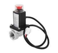 WGFOIP Électrovanne de Gaz, Contrôle D'urgence Fiable pour Pipeline G1/2, Application Stable et Large, ABS et Alliage D'aluminium