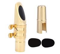 WGFOIP Embout de Saxophone Alto Eb 6C, Robuste et Durable pour les Amateurs de Saxophone, Accessoire D'instruments de Musique avec Capuchon et Coussinets