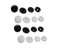 WGFOIP Ensemble de Boutons-pression T8, 200 Boutons-pression en Plastique