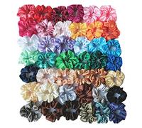 WGFOIP Ensemble de Chouchous en Satin, 20 Pièces, élastiques Colorés Durables pour Femmes et Filles, Fête de Voyage