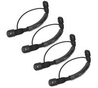 WGFOIP Ensemble de Poignées en Sangle de canoë en Nylon, Installation Rembourrée Confortable, Fixation de Pagaies pour Pirogue de canoë, Légère et Résistante à L'usure pour les âges, Plastique + Nylon