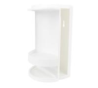 WGFOIP Étagère d'angle de Salle de Bain, Organisateur Rotatif Robuste pour Soins de la Peau, Armoire de Rangement de Cosmétiques à 2 Niveaux pour Chambre à Coucher (Blanc)