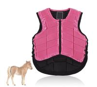 WGFOIP Gilet D'équitation pour Enfants, Gilet de Protection du Corps, Gilet D'équitation, équipement de Protection D'équitation de sécurité rembourré en Mousse, Protecteur du (CM)
