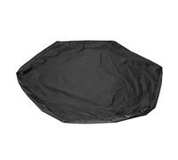 WGFOIP Housse de Bac à Sable étanche pour Bac à Sable Hexagonal avec Cordon de Serrage, Protection Extérieure Durable pour Jouets d'enfants, 140 X 120 Cm, PVC et Polyester (Noir)