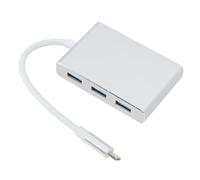 WGFOIP Hub USB C, Adaptateur Multiport 5 en 1 avec 3 Ports USB 3.0, Interface Multimédia HD VGA pour Téléphone, Ordinateur Portable, Projecteur