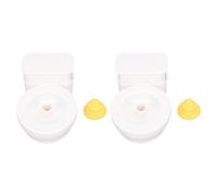 WGFOIP Jouet de Toilette à Pression d'air, Modèle de Commode Miniature, Farce Amusante pour Garçons et Filles, Design Créatif, ABS Sûr, 2 Unités