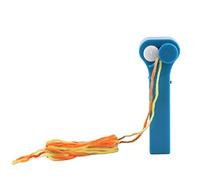 WGFOIP Jouet Lanceur de Corde électrique, Design Compact, Couleur Vive, pour Chats, Enfants, Adultes avec Corde Glissante Lisse, Jeu Amusant avec des Amis, Portable et Durable,