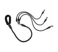 WGFOIP Laisse de Promenade pour Chien Longueur Réglable Nylon Réfléchissant pour Activités de Plein Air Randonnée Camping 1 unité (3 têtes)