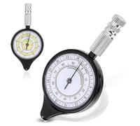 WGFOIP Mini mesureur de carte - 3,74*1,77*0,51 pouces - Outil portable de calcul de distance à roulette métallique - pour les activités de plein air, le camping, la randonnée - Outil de cartographie