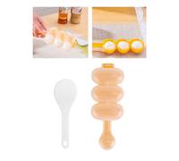 WGFOIP Moule à Boules de Riz pour Enfants, Shaker, Outil de Cuisine Amusant et Créatif pour Réaliser de Délicieuses Boulettes de Riz, 18x7cm, Plastique, 1 unité