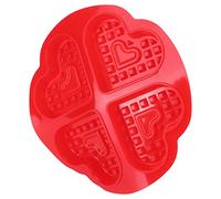 WGFOIP Moule à Gaufres en Silicone DIY, Ustensile de Cuisine Réutilisable pour Muffins et Gâteaux, Matériau Non Toxique de qualité Alimentaire, Parfait pour les Boulangers Amateurs (4 modèles