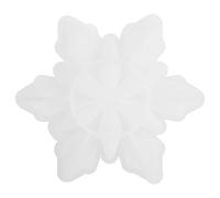WGFOIP Moule en Silicone Flocon de Neige, Moule Artisanal Durable pour la Fabrication de Pendentifs de Bijoux, Parfait pour les Familles et les Amis, Taille 11,5 Cm