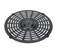 WGFOIP Poêle de Rechange pour Friteuse, Plaque à Légumes Antiadhésive de 8,5 Pouces pour Accessoires de Friteuse à Air, Cuisson de Frites, Pizza, Steak, Barbecue, Noir