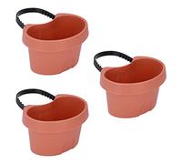 WGFOIP Pot de Fleurs à Sangle Réglable, Pots de Pépinière de Semis de Fleurs, Conteneur de Fleurs de Jardin pour Tuyau de Drainage de Balcon Extérieur